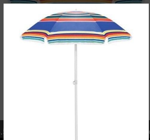 5.5 Ft. Beach Patio Umbrella in Multicolor