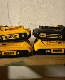 Dewalt batteries
