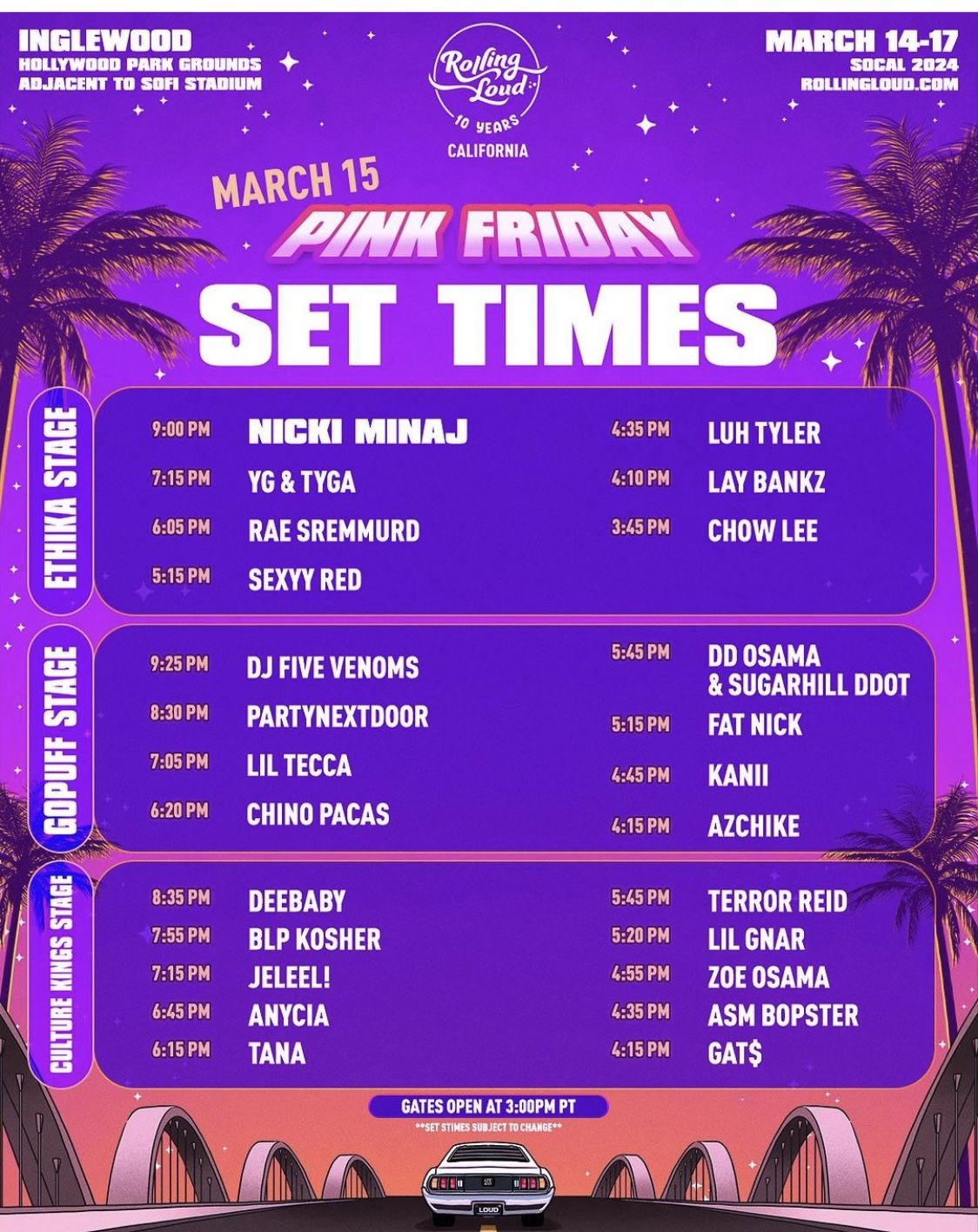 Rolling Loud Tickets (Friday) for Sale in Gardena, CA OfferUp