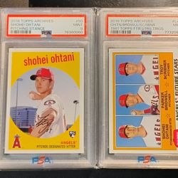 Shohei Ohtani Rookie Graded Cards 