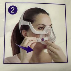 CPAP ResMed AirFitF20 Full Face Mask S REF63403