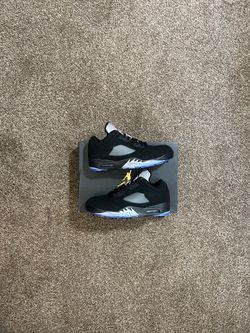 Jordan 5 Golf Black Metallic Size 9.5