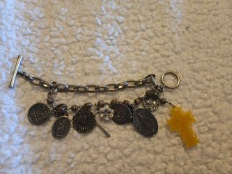 Double sided multi layer bracelet