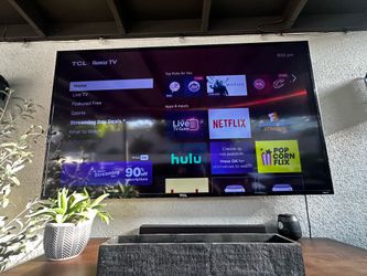 TCL 65” 4K Roku Smart TV
