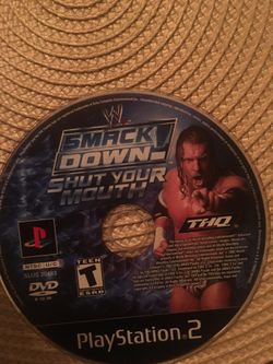 Sony PlayStation ps2 smack down shut your mouth