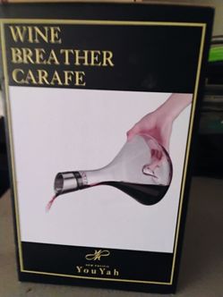Wine  breather carafe