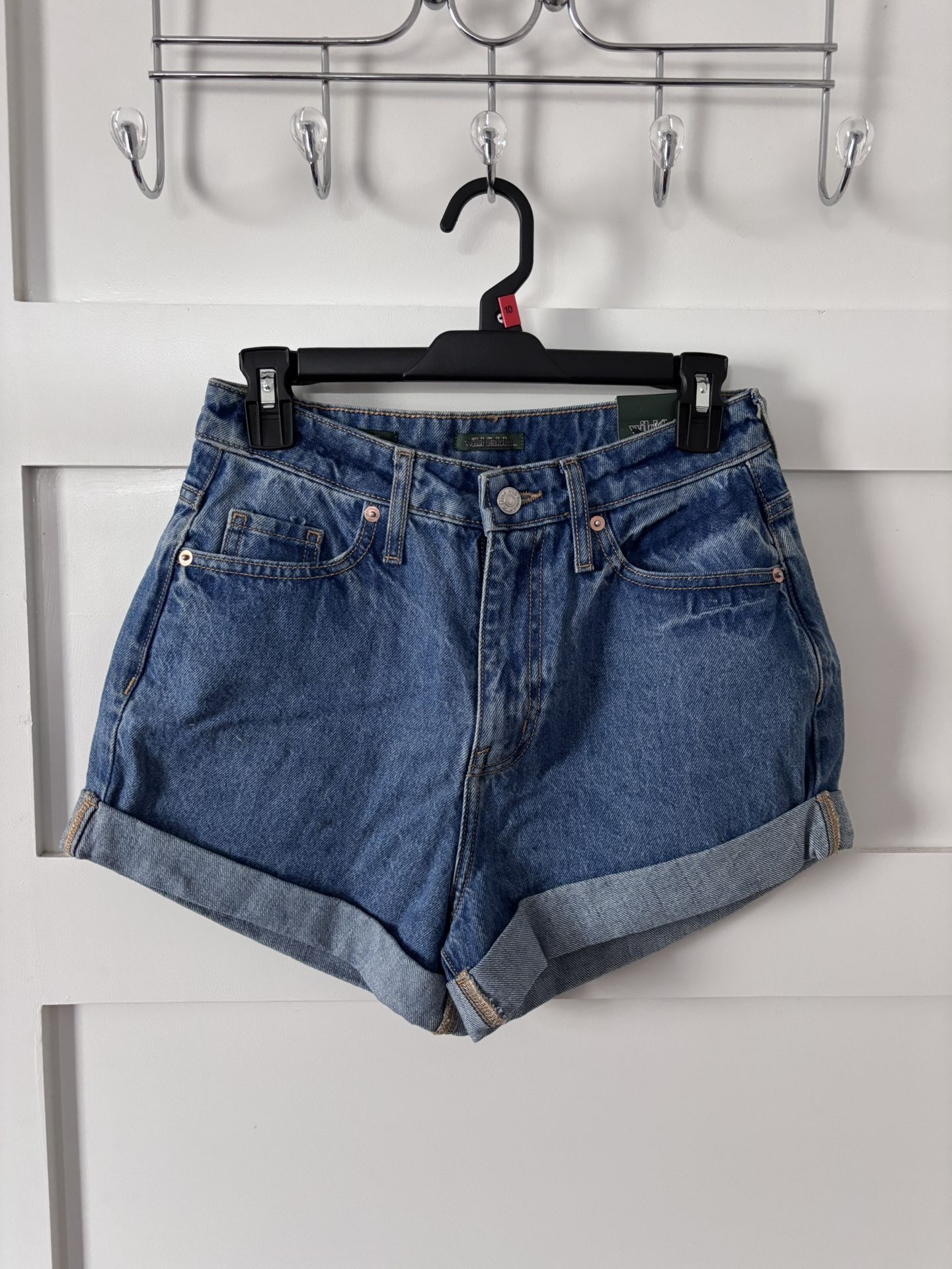 Wild Fable Denim Blue Mom Shorts