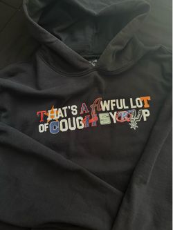 Cough syrup hoodie