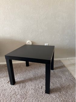 Black IKEA Coffee Table – Great Condition and Chair