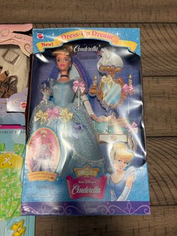 Mattel Disney Cinderella Dress-Up Dream Doll