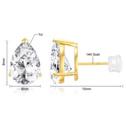 14k gold 1ct Vs1 Lab Diamond
