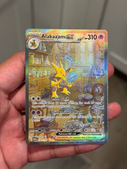 Alakazam ex SIR Pokemon card
