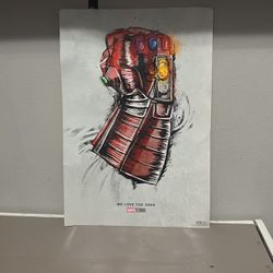 Marvel Iron-Man Gauntlet Poster