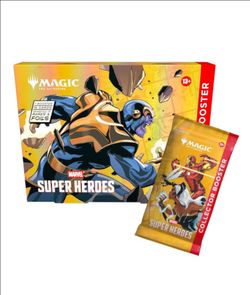 Magic The Gathering Marvel Super Heroes Collector Booster Pack MTG Sealed New