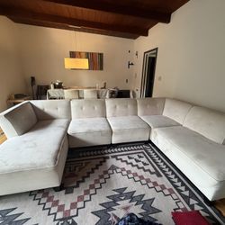 Free Modular Sectional Couch (Stained)