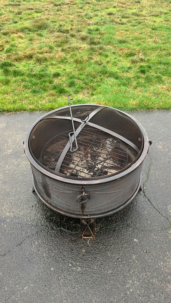 Fire pit with grill for Sale in Marysville, WA - OfferUp