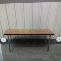 Commercial Elevated Narrow Training Work Table