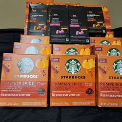 Starbucks And Good & Gather Nespresso Vertuo Boxes Of Capsules 