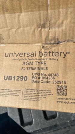 12v Battery UB1290 universal