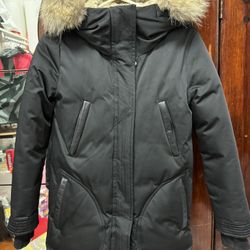 Womens Soia & Kyo XS parka puffer jacket gently used (a Mackage brand)