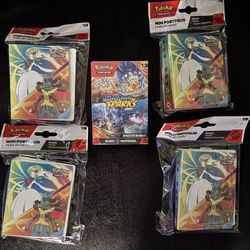 Pokémon Booster Bundle & 4 Mini Portfolios 