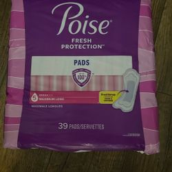 Poise Pads Fresh Protection 