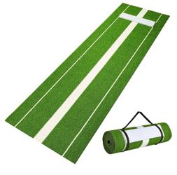 VEVOR 10x3ft Softball/Baseball Pitching Mat with Rubber Mound - Anti-Fade Turf & Anti-Slip Foam Backing, Portable Fastpitch Training Aid for Indoor/Ou