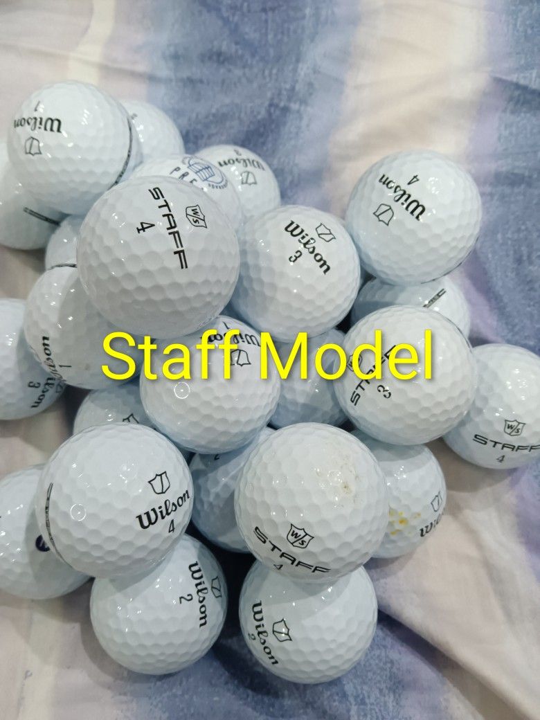 52 Wilson ( Staff, Triad, Titanium) Balls In Excellent Condition NM