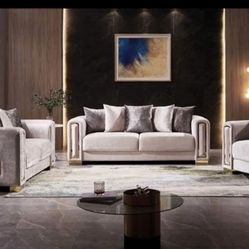 Velvet Sofa Loveseat 