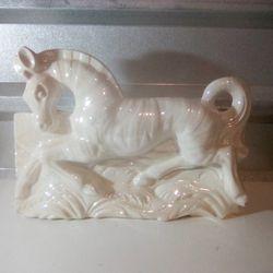 Porcelain Horse Planter?