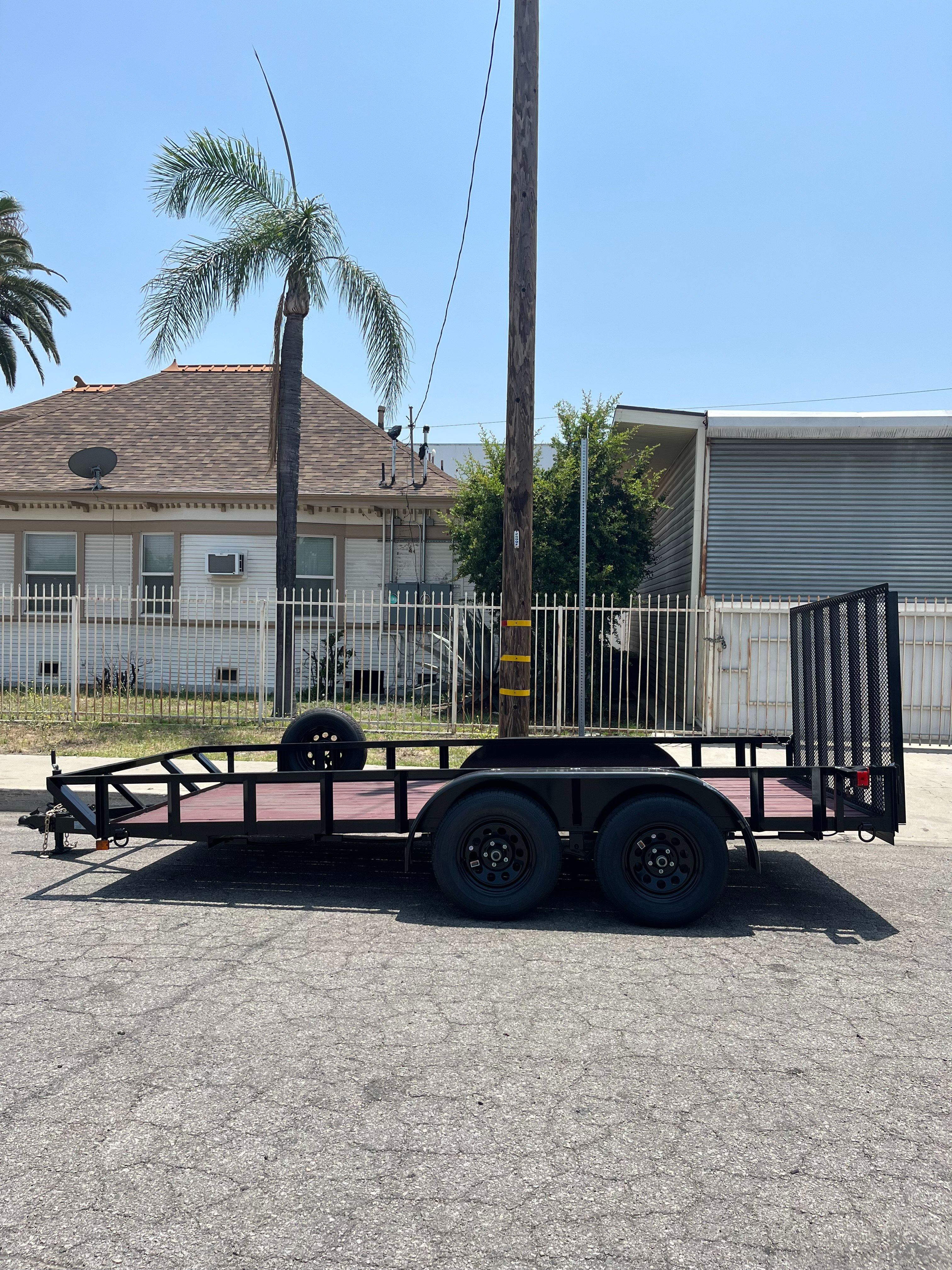 2026 Sky Trailers Utility Trailer 8.5x14x1 Tandem Axle