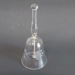 Vintage  - Princess House Crystal Heritage Collection Bell 