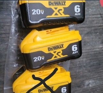DEWALT 20VMAX XR 3 BATTERIES 6.0AH NEW $100 EACH