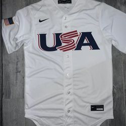 Nike Team USA 2023 World Baseball Classic Baseball Jersey Mens Sizes S