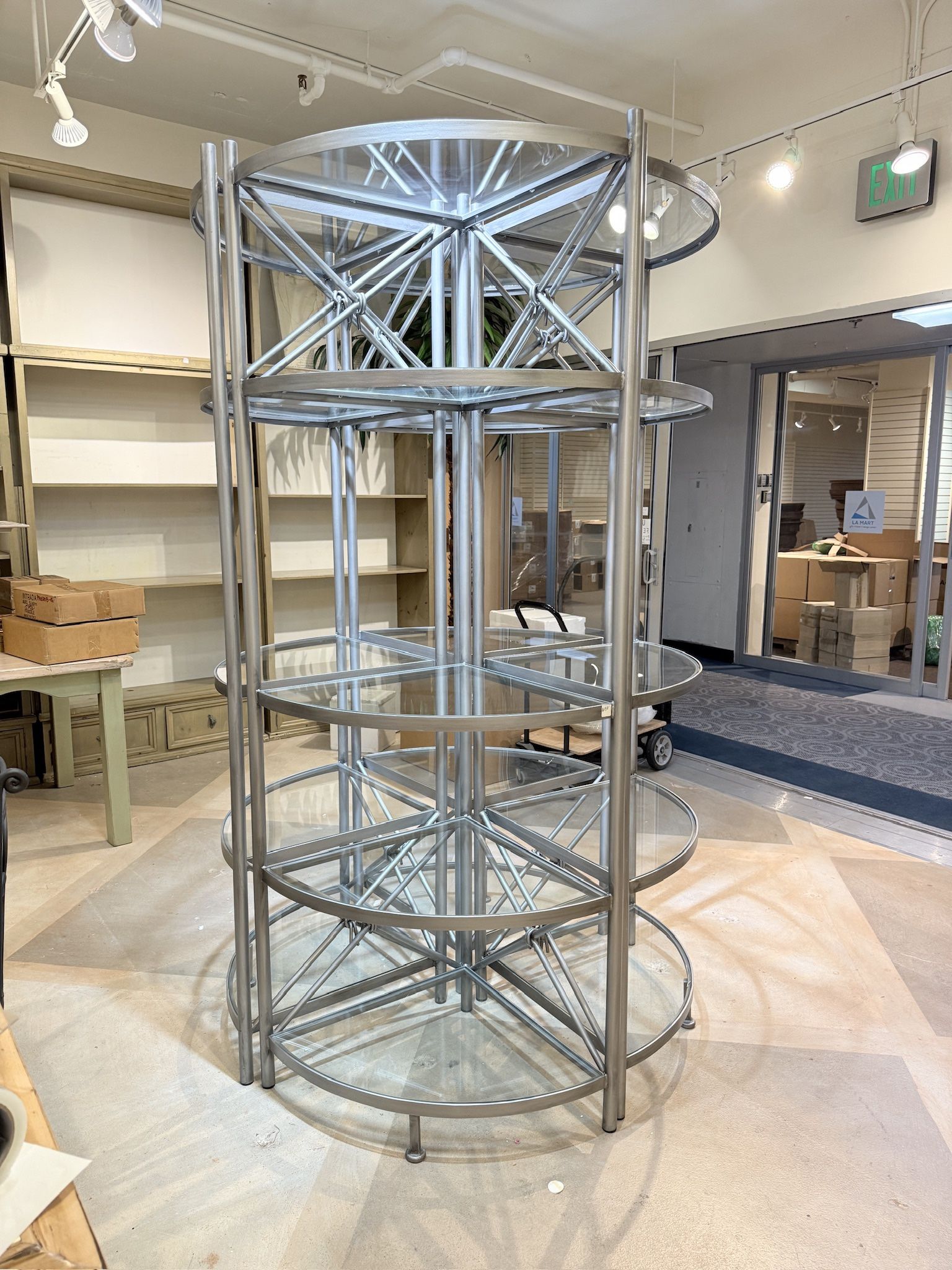 Bakers Racks, Metal Displays in perfect condition. 6 available.