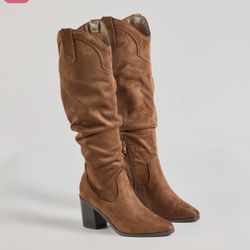 Knee High Boots (brown) 7.5