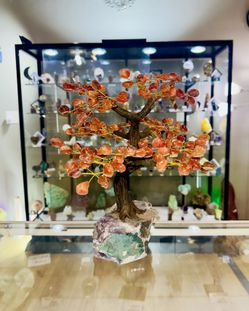 Amethyst & Carnelian Tree 🌴