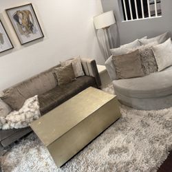 Sofa, Cuddle Couch & Table Package  