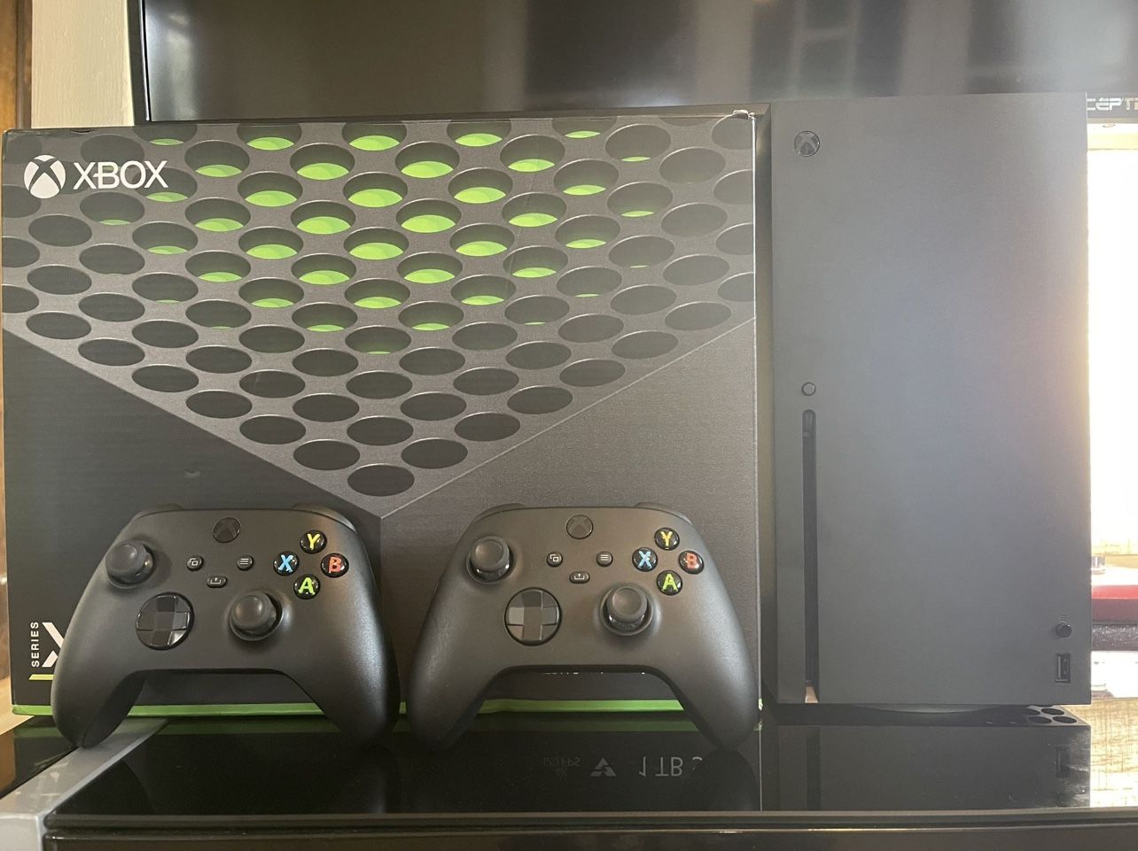 Xbox Series X With 2 Controllers