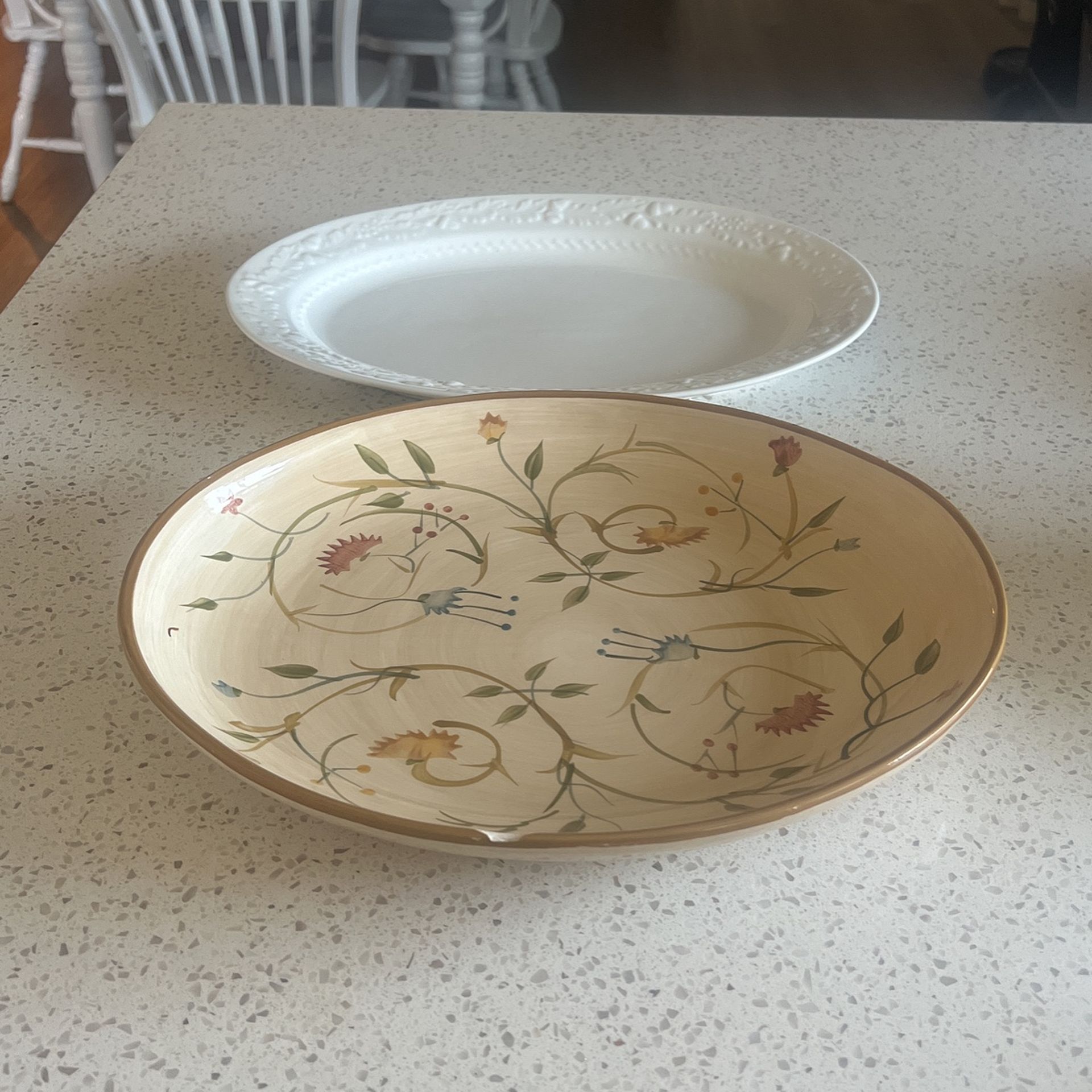 2 Serving Platters