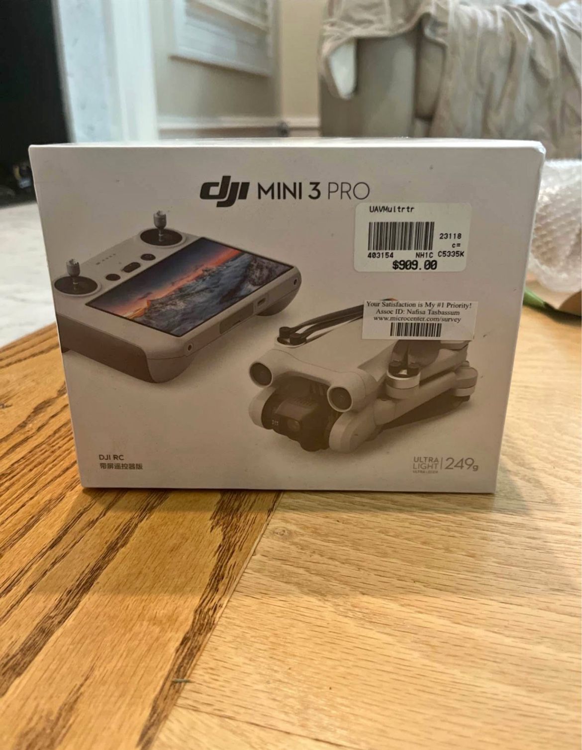 DJI Mini 3 Pro Camera Drone (DJI RC) BRAND NEW SEALED