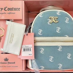 Juicy Couture Mini Backpack With card holder 