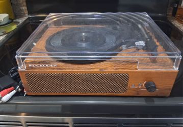 Wockoder Blue Tooth Turntable Record Player