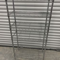 5-tier Adjustable Storage Metal Shelves 