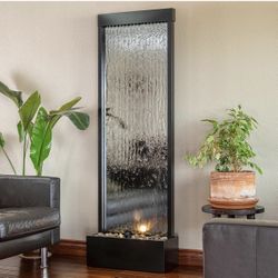 Mirror Waterfall Fountain With Stones