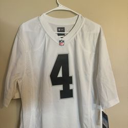 Nike Raiders Carr On Field New Jersey 
