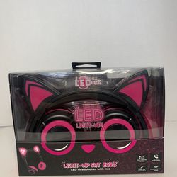 Ledeez LED Light Up Cat Ears Headphones 