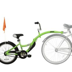 WeeRide / Kazam Co-Pilot Bike Trailer (Green) — Fun Family Ride