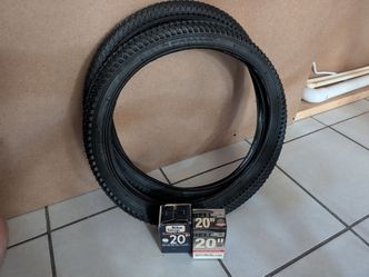 20" Kent BMX Bike with several accessories and spare tubes and tires.