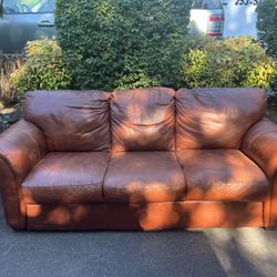 Leather Couch 